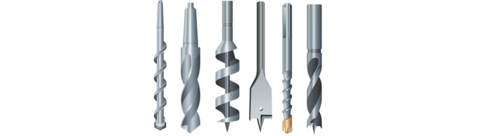 不同的鉆頭類型
